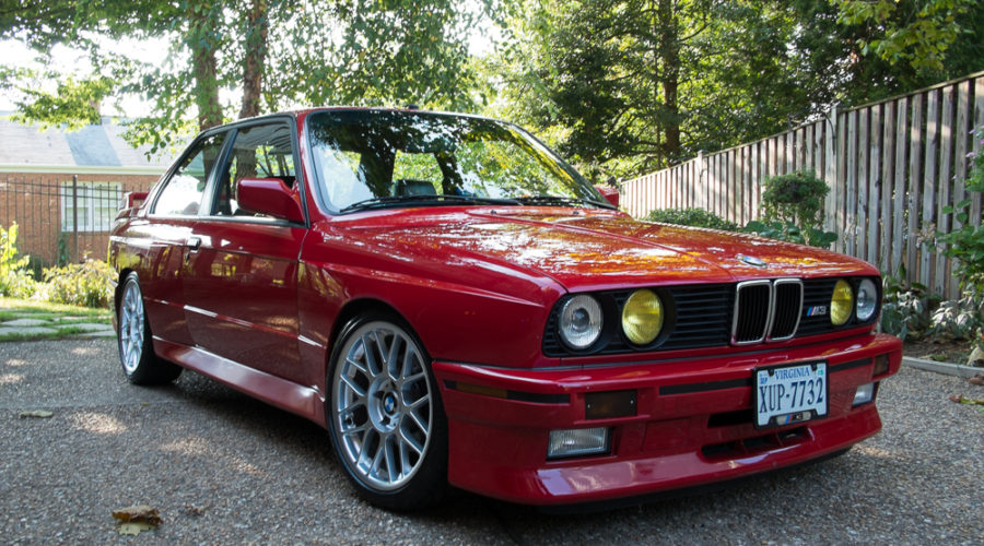 Zinnoberrot E30 M3 – Well Maintained, Adjustable Suspension