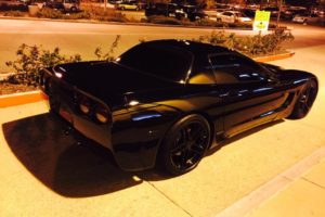 Black on black C5 Z06 – 460whp and Gorgeous