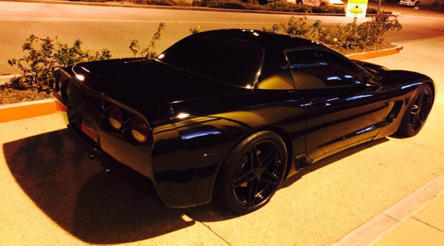 Black on black C5 Z06 – 460whp and Gorgeous